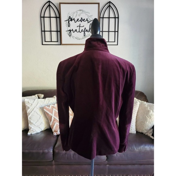 Lauren Ralph Lauren Burgundy Blazer - Picture 2 of 8